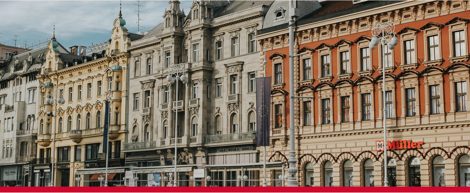 Calle del centro de Zagreb, Croacia